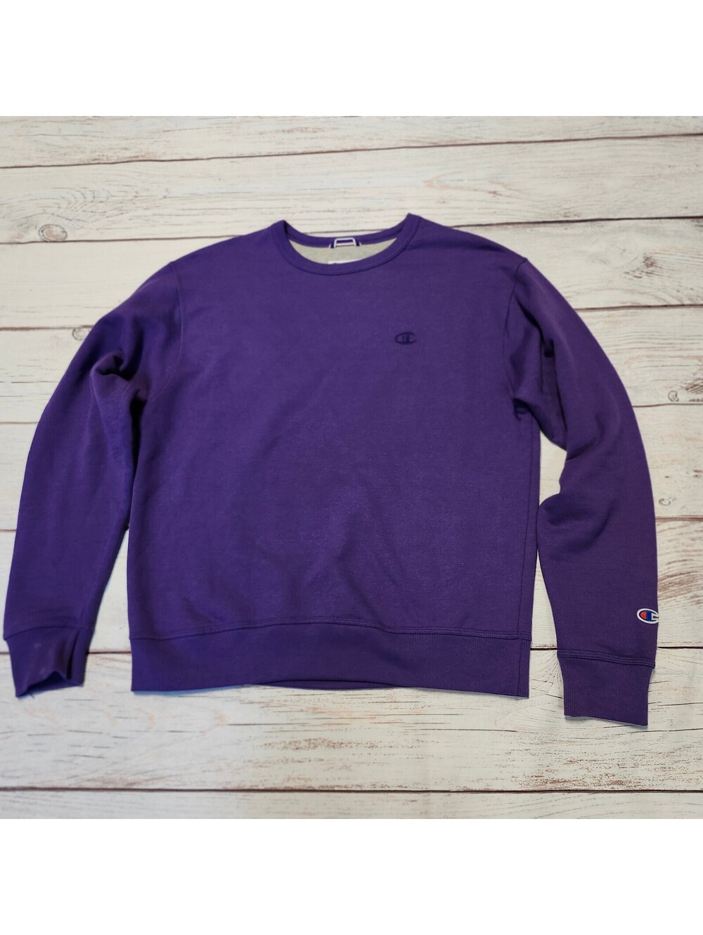 Champion Authentic Athleticwear Purple Crewneck Sweatshirt Size Medium